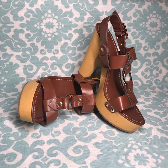 Mossimo Supply Co. Shoes - Mossimo Brand Shoe Sandal, Brown Faux Leather